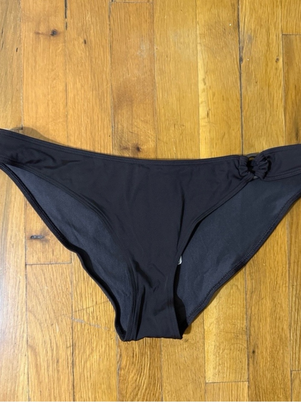 NWT Brown Bikini Bottom with Side Knot